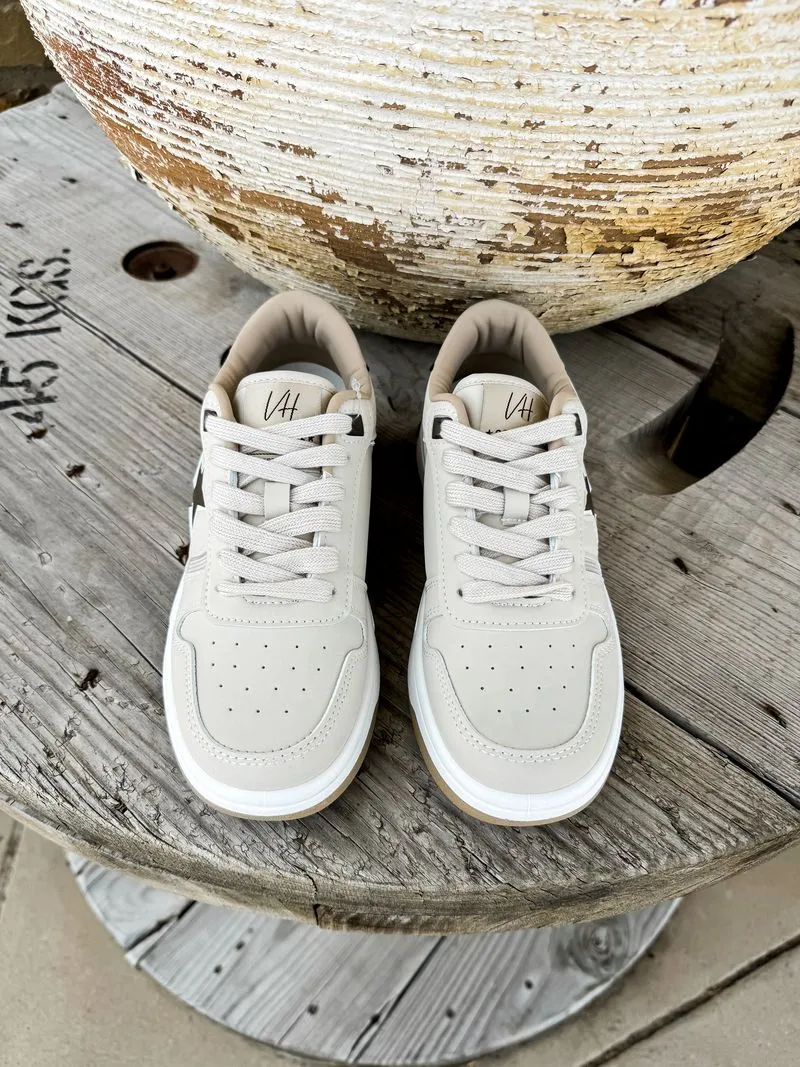Fresh 14 Nude/Chocolate Sneaker