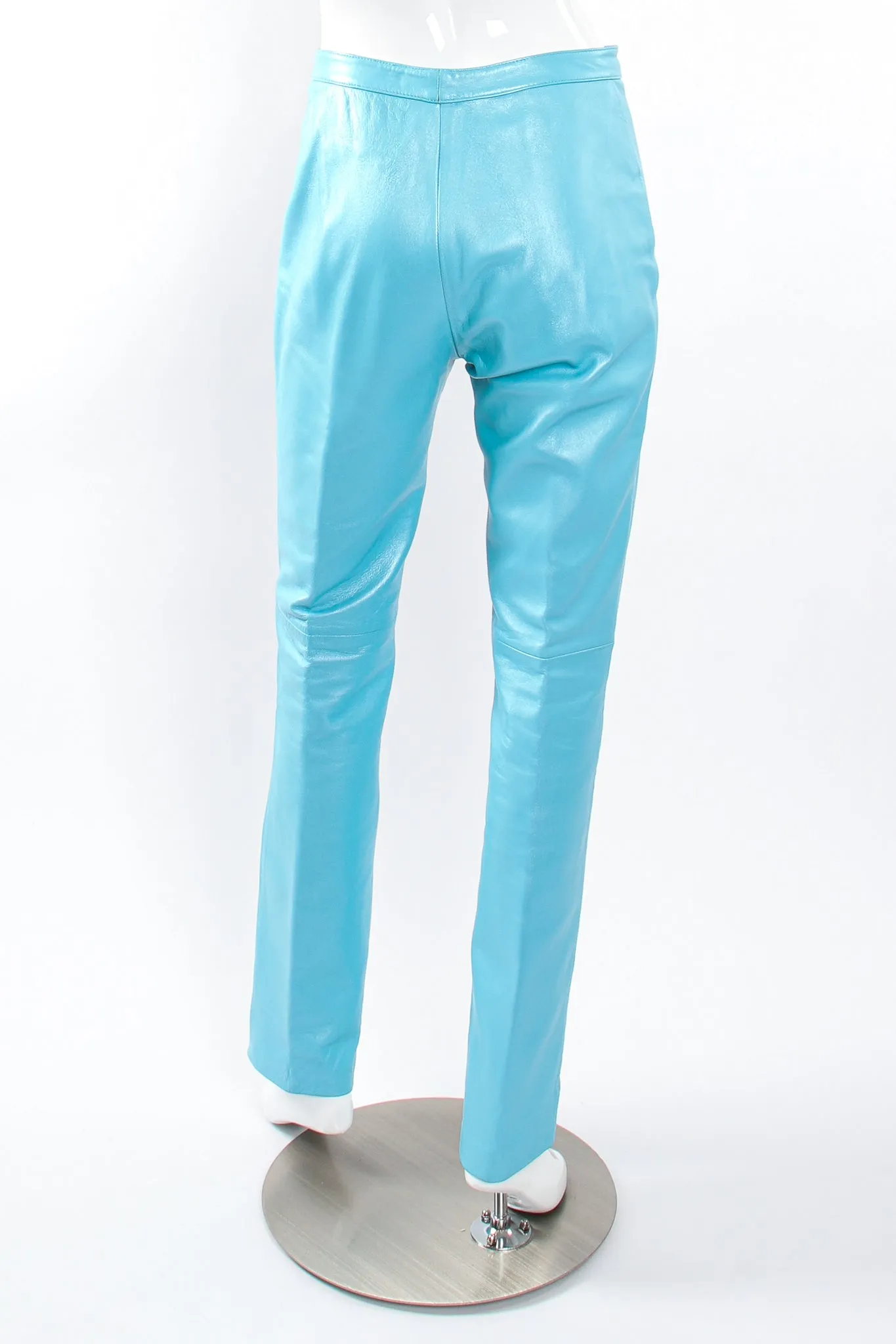 Fringed Leather Jacket & Pant Set