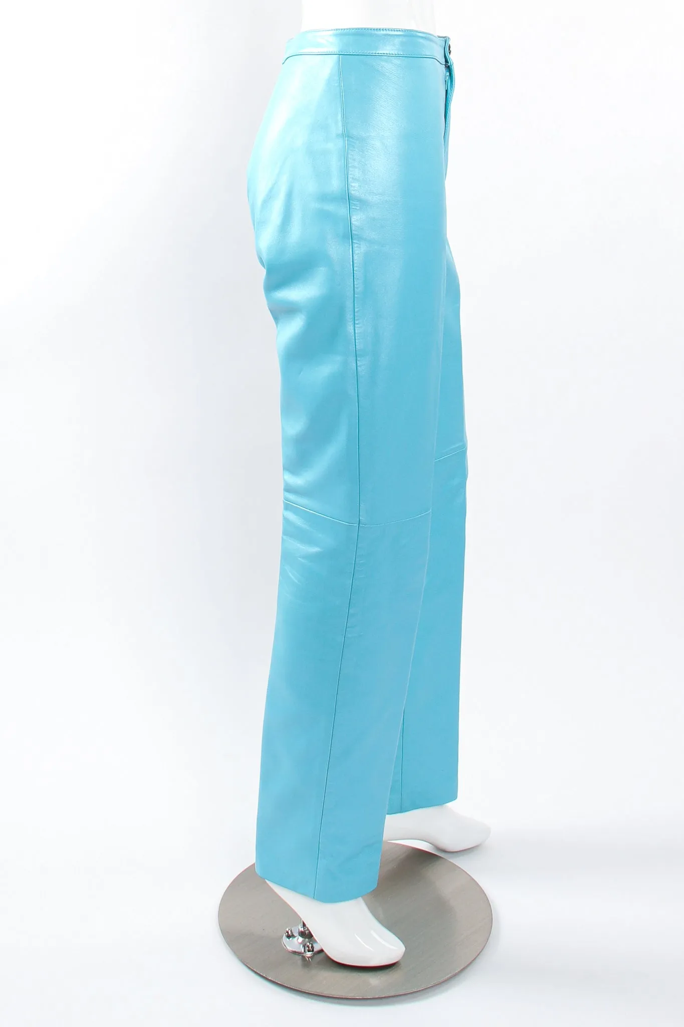 Fringed Leather Jacket & Pant Set