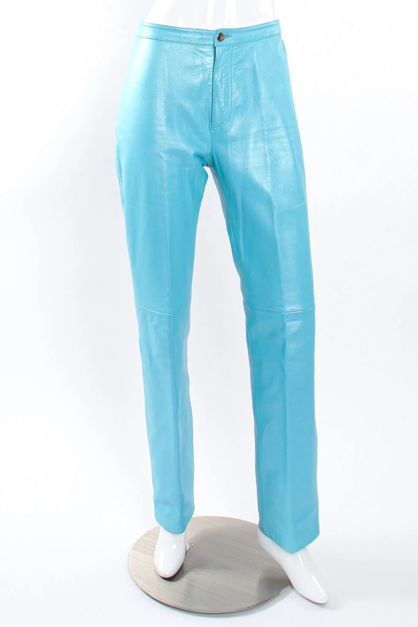 Fringed Leather Jacket & Pant Set