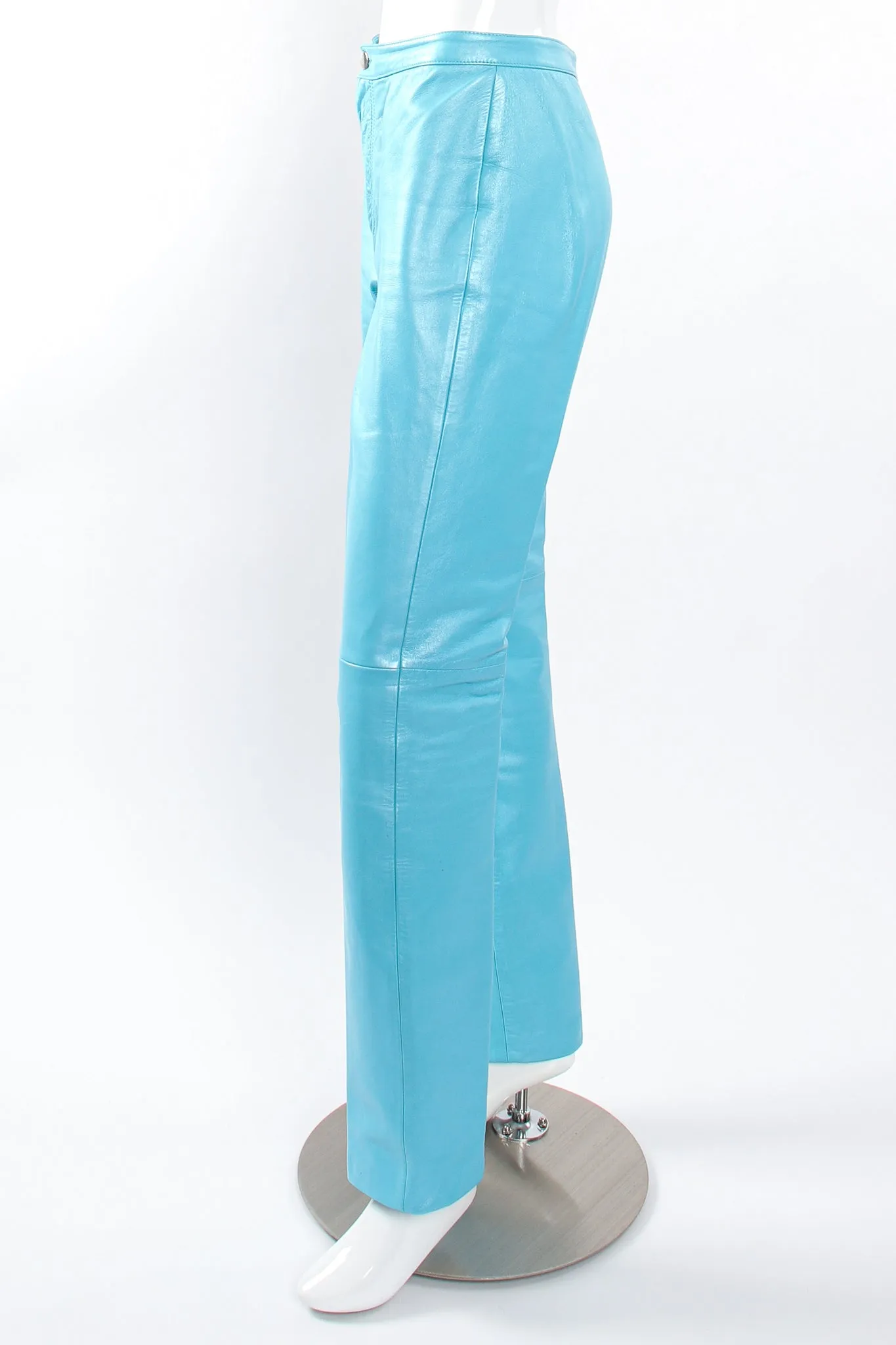 Fringed Leather Jacket & Pant Set