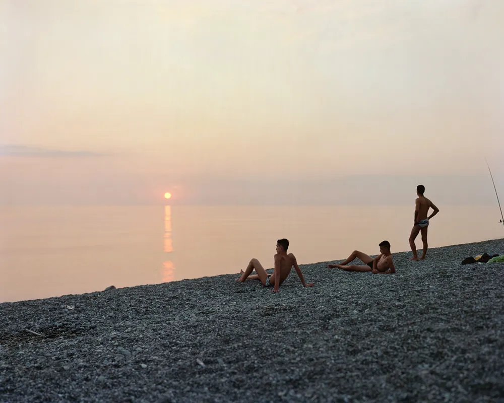 Gaspare, Alessandro and Simone. From the series, Primo Amore