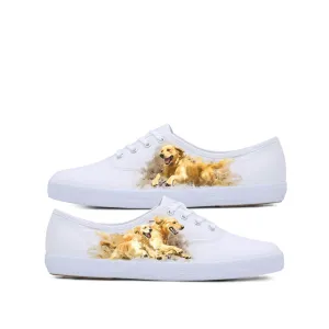 Golden Retriever Sneakers: Playful Bliss