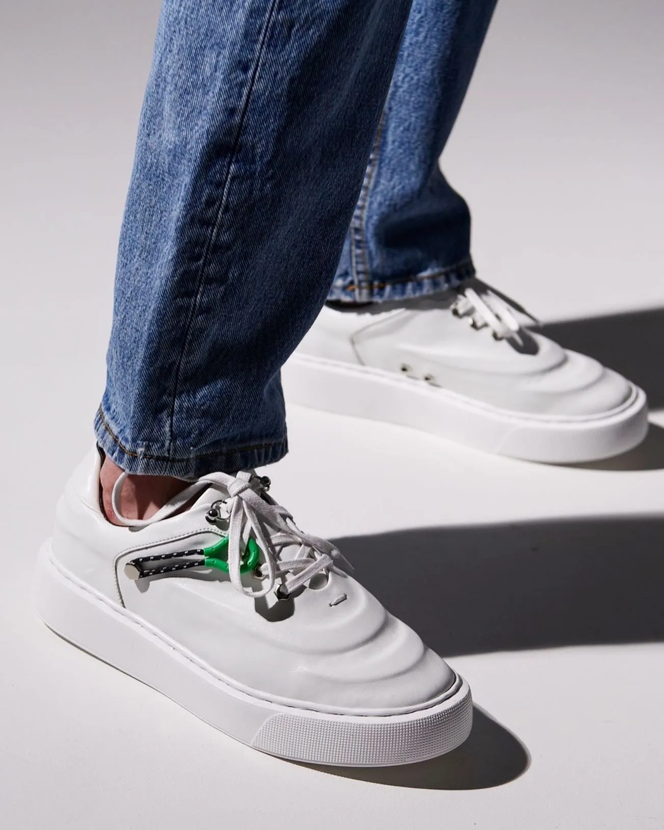 Half circle Lowtops White