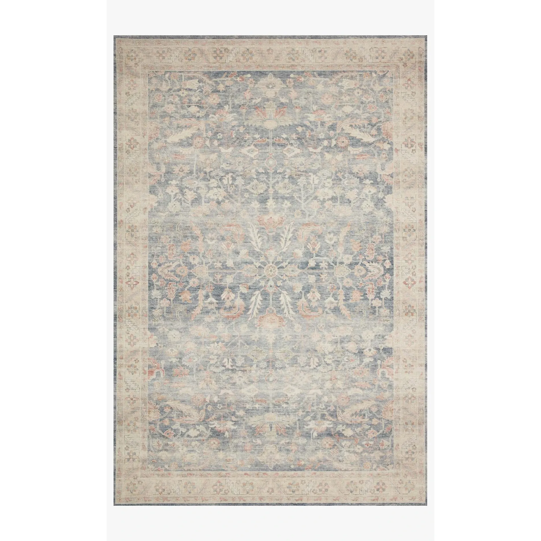 Hathaway Rug by Loloi - HTH-02 Denim/Multi