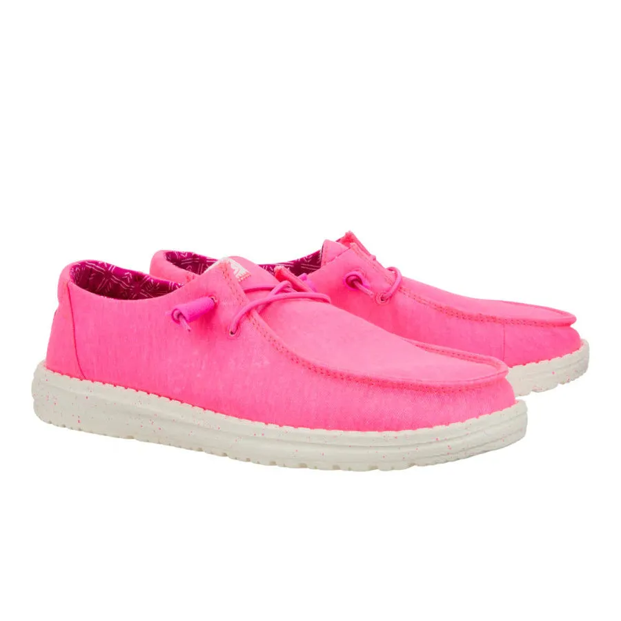 HEY DUDE- WOMEN'S WENDY STRETCH CANVAS SHOE
