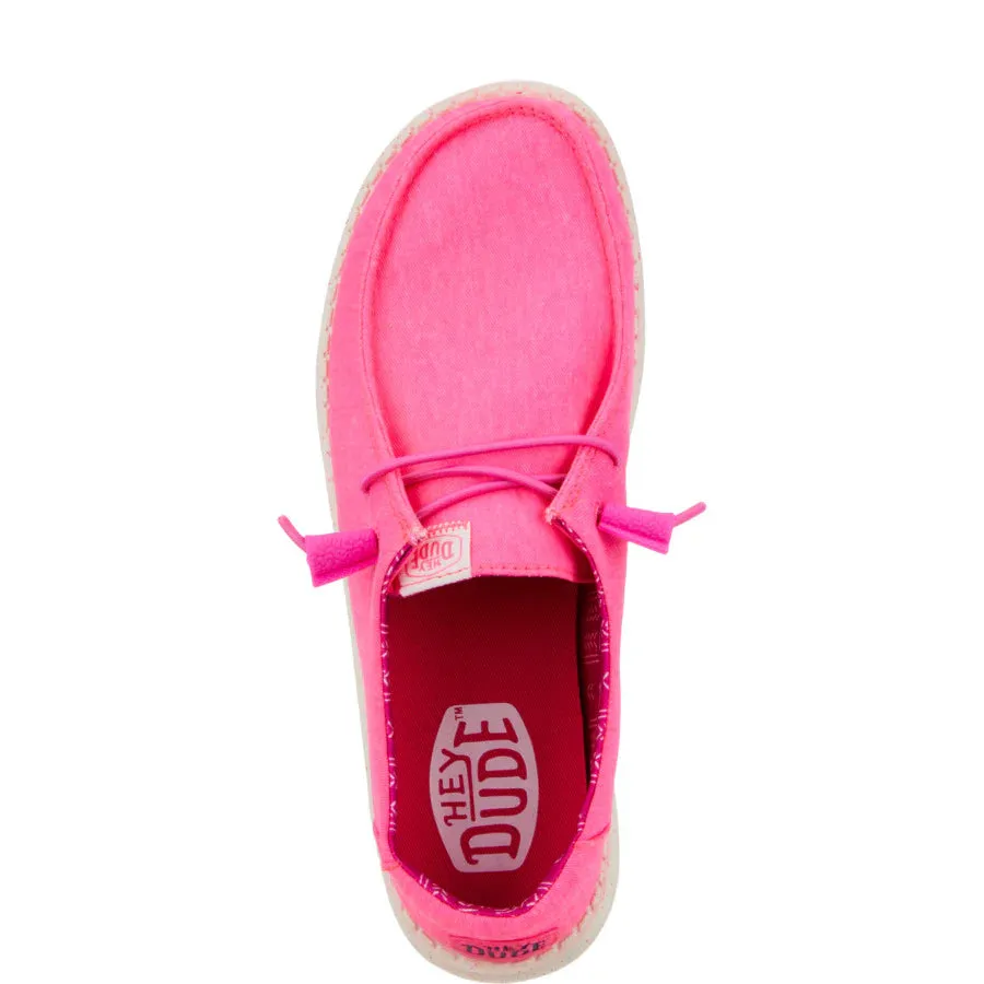 HEY DUDE- WOMEN'S WENDY STRETCH CANVAS SHOE