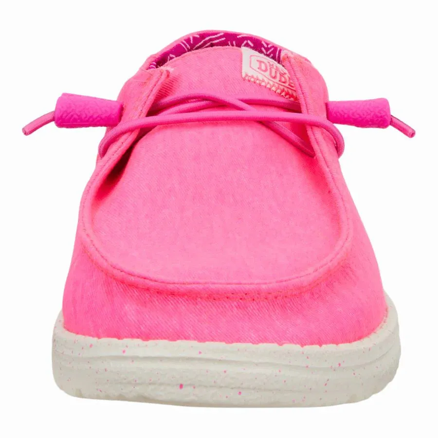 HEY DUDE- WOMEN'S WENDY STRETCH CANVAS SHOE