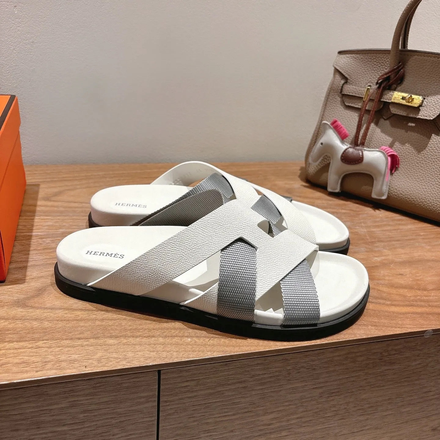 HM 25 Kazimir Sandal Calfskin Canvas