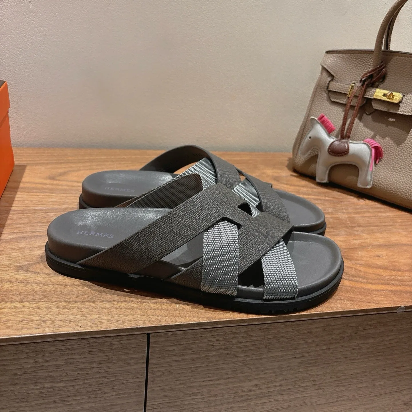 HM 25 Kazimir Sandal Calfskin Canvas