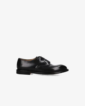 Horse Leather Derby with Logo Lettering Detail 32102AA