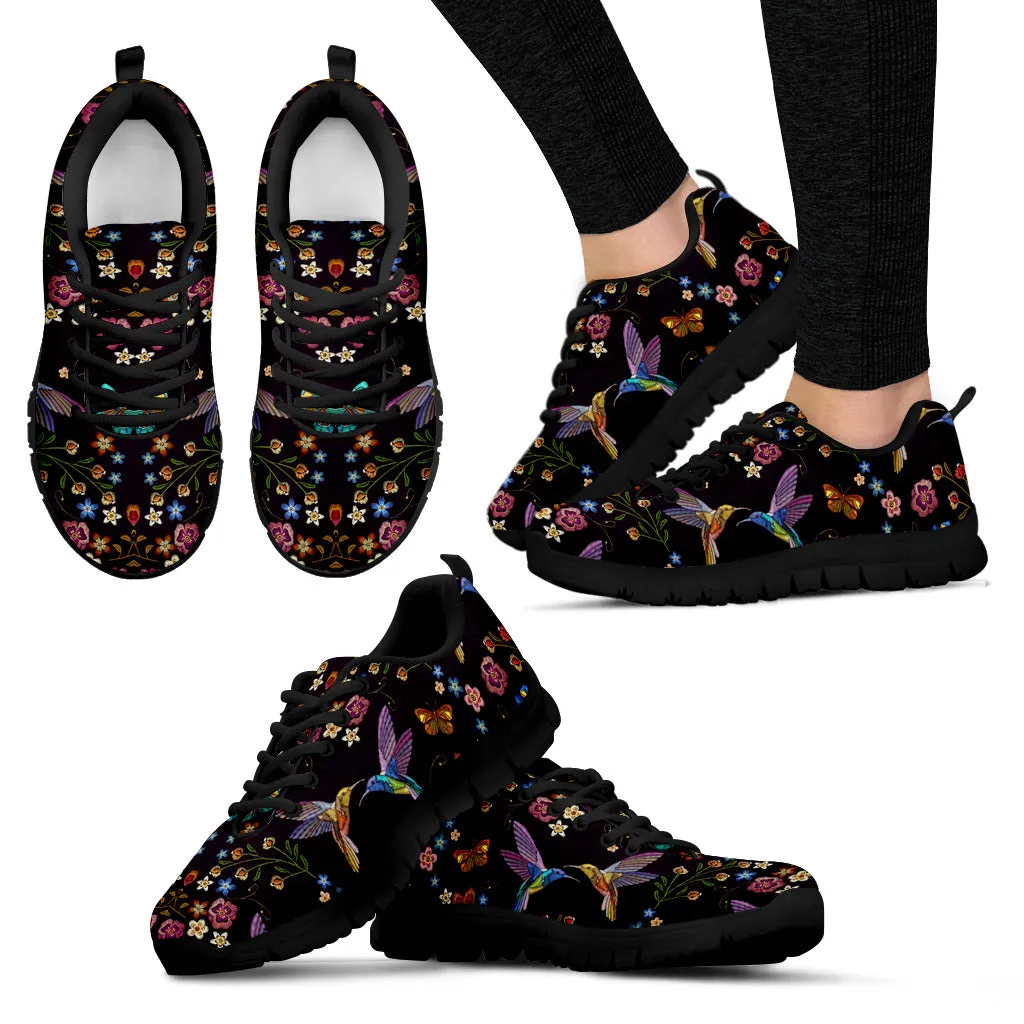 Hummingbird Women's Sneakers Black Soles