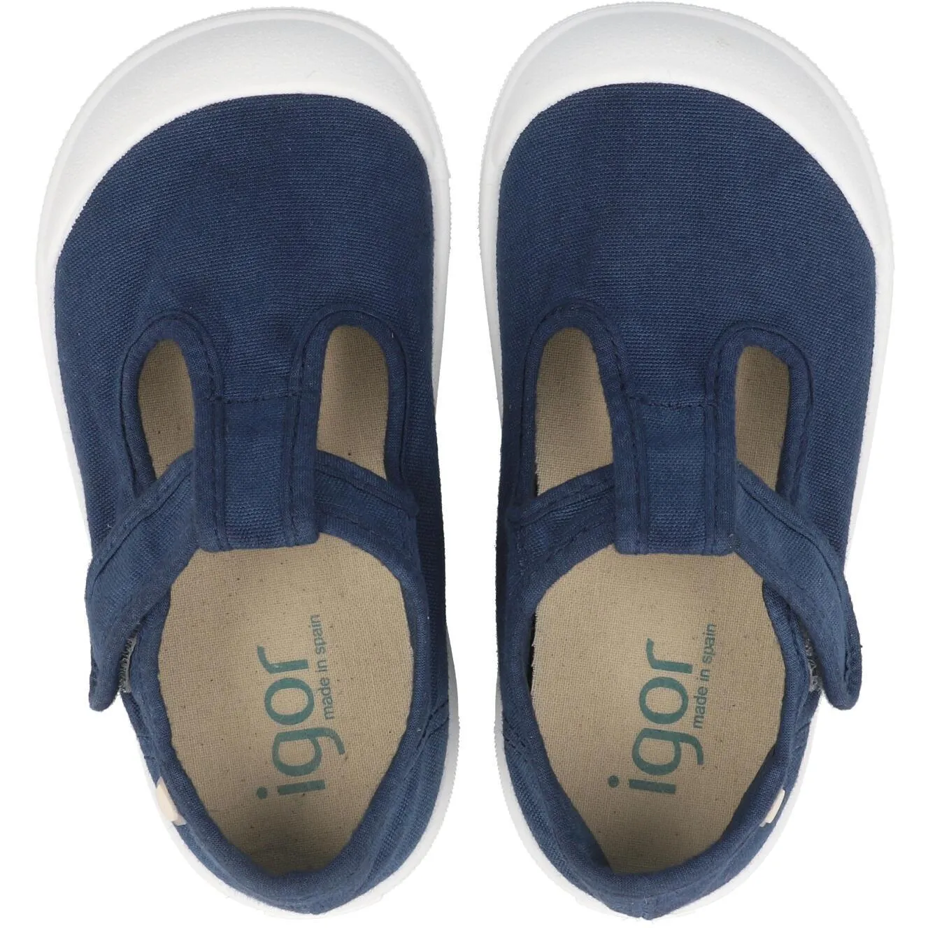 Igor Pepito Marino T-Bar Canvas Shoes