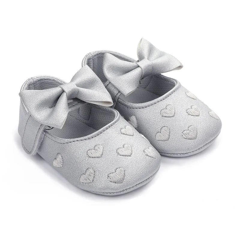 Infant Baby Girls Mary Jane Flats with Soft-soled Anti-slip Design