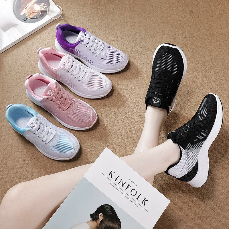 INSTOCK-Women's breathable lace-up sports shoes