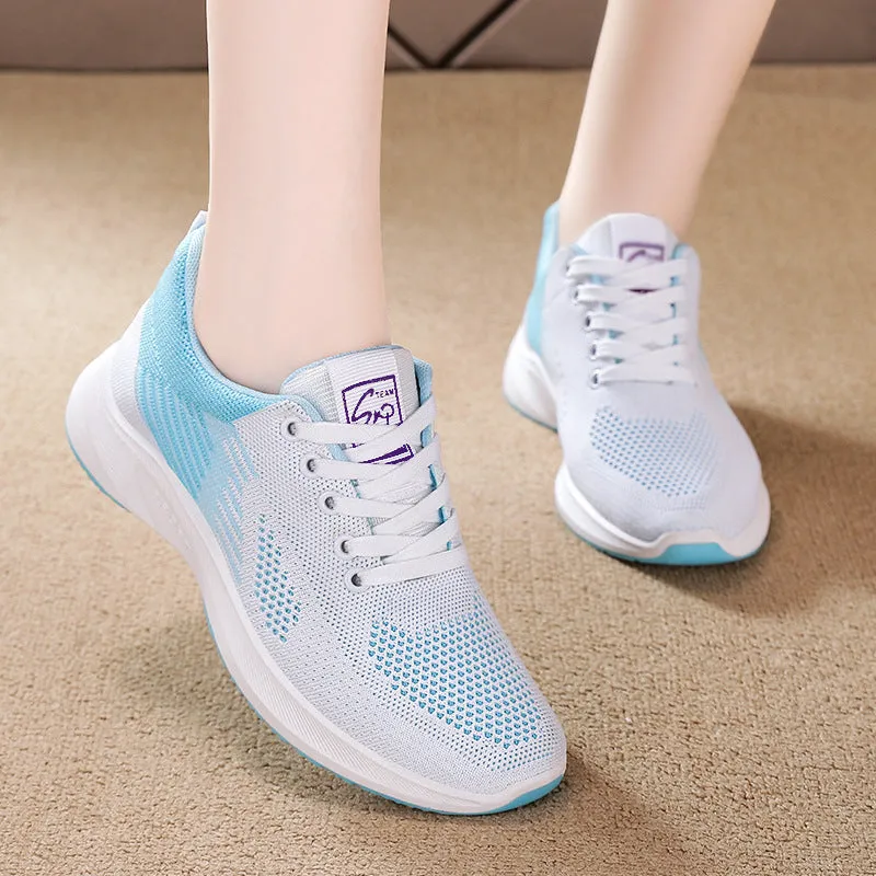 INSTOCK-Women's breathable lace-up sports shoes