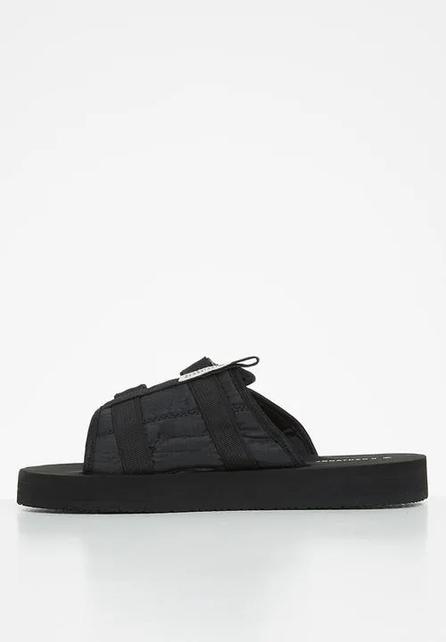 Jonathan D J Jack Nylon & Mesh Sandals Black