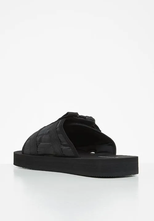 Jonathan D J Jack Nylon & Mesh Sandals Black