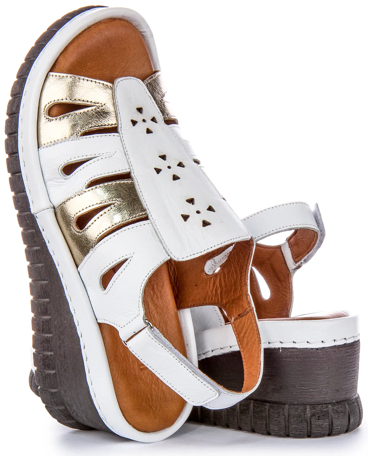 Justinreess England Zoey Soft Footbed In White | Secret Sale