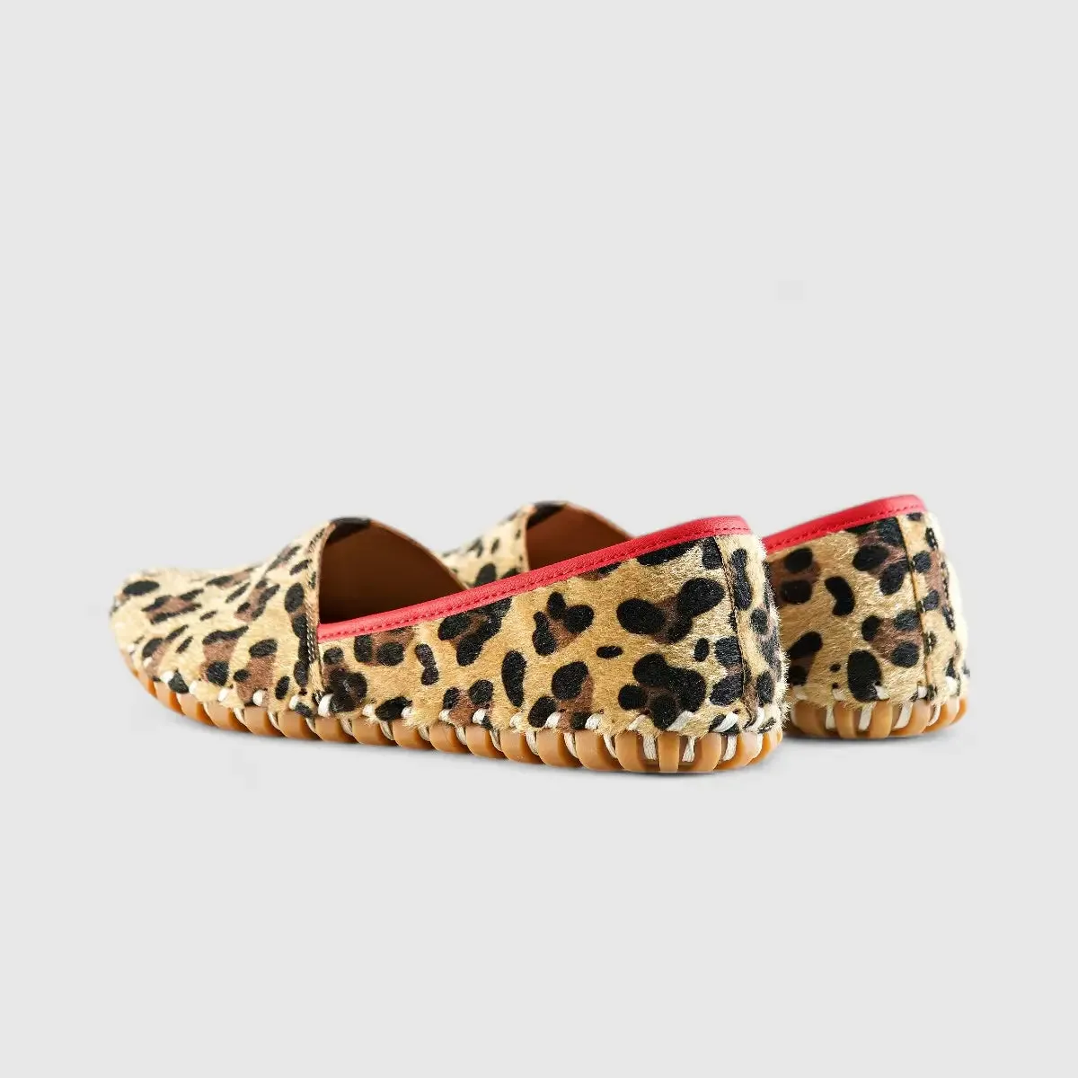 Karyoka Comfort Leather Casuals 1203 Beige Leopard