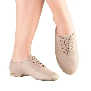 Lace-up Jazz Shoes in Caramel - CLEARANCE