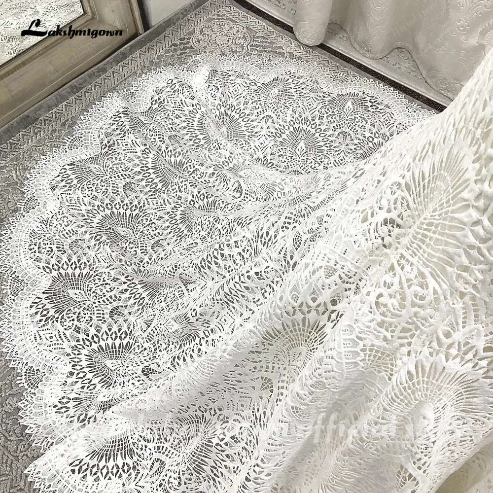 Lakshmigown Lace Boho Mermaid Wedding Dress for Women Off the Shoulder Sweetheart 2023 Robe Civil Bridal Gowns vestidos novias