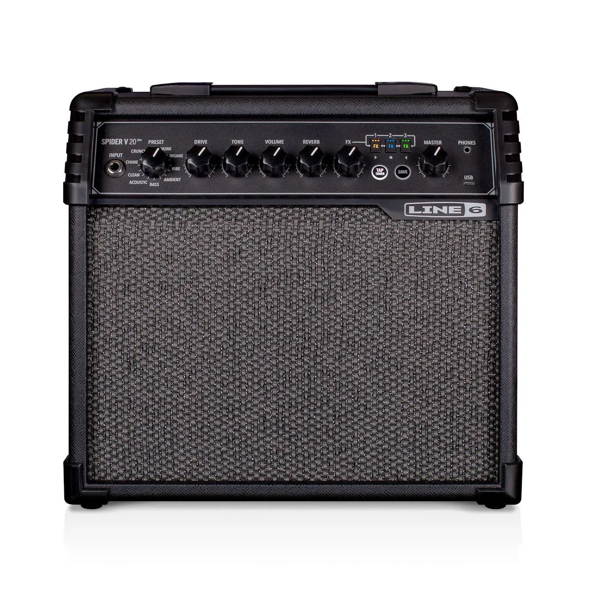 Line 6 Spider V20 MkII 20W Modeling Combo Guitar Amp (FLOOR MODEL)