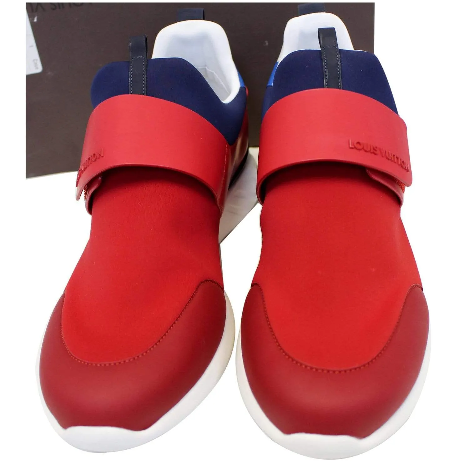 LOUIS VUITTON America's Cup Regatta Neoprene Sneakers Red - Last Call