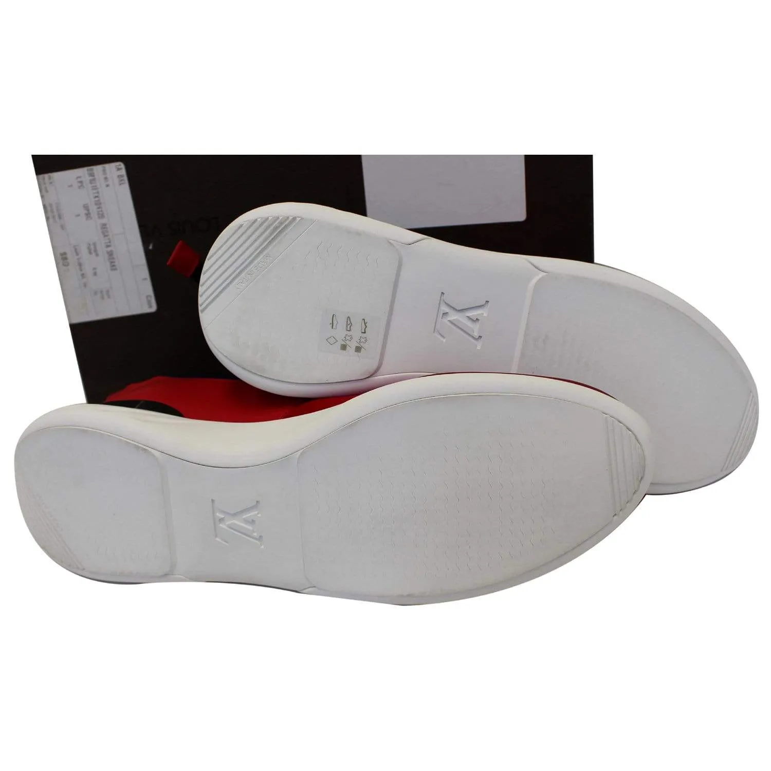 LOUIS VUITTON America's Cup Regatta Neoprene Sneakers Red - Last Call