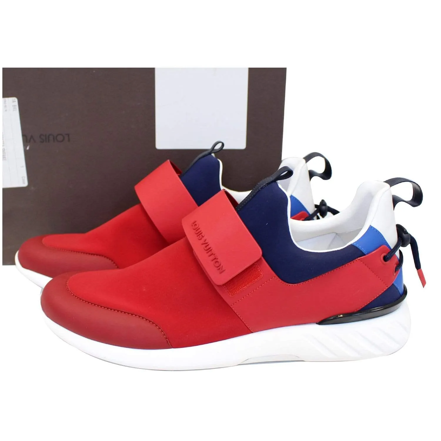 LOUIS VUITTON America's Cup Regatta Neoprene Sneakers Red - Last Call