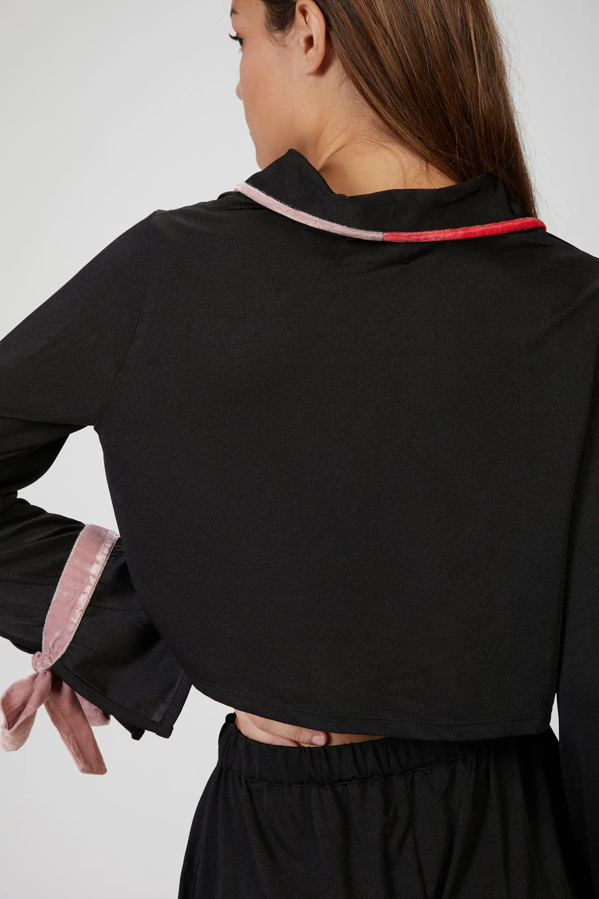 LUNA CROPPED LOUNGE TOP