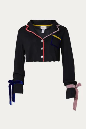 LUNA CROPPED LOUNGE TOP