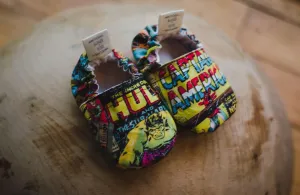 Marvel Soft Soled Baby Shoes Bib