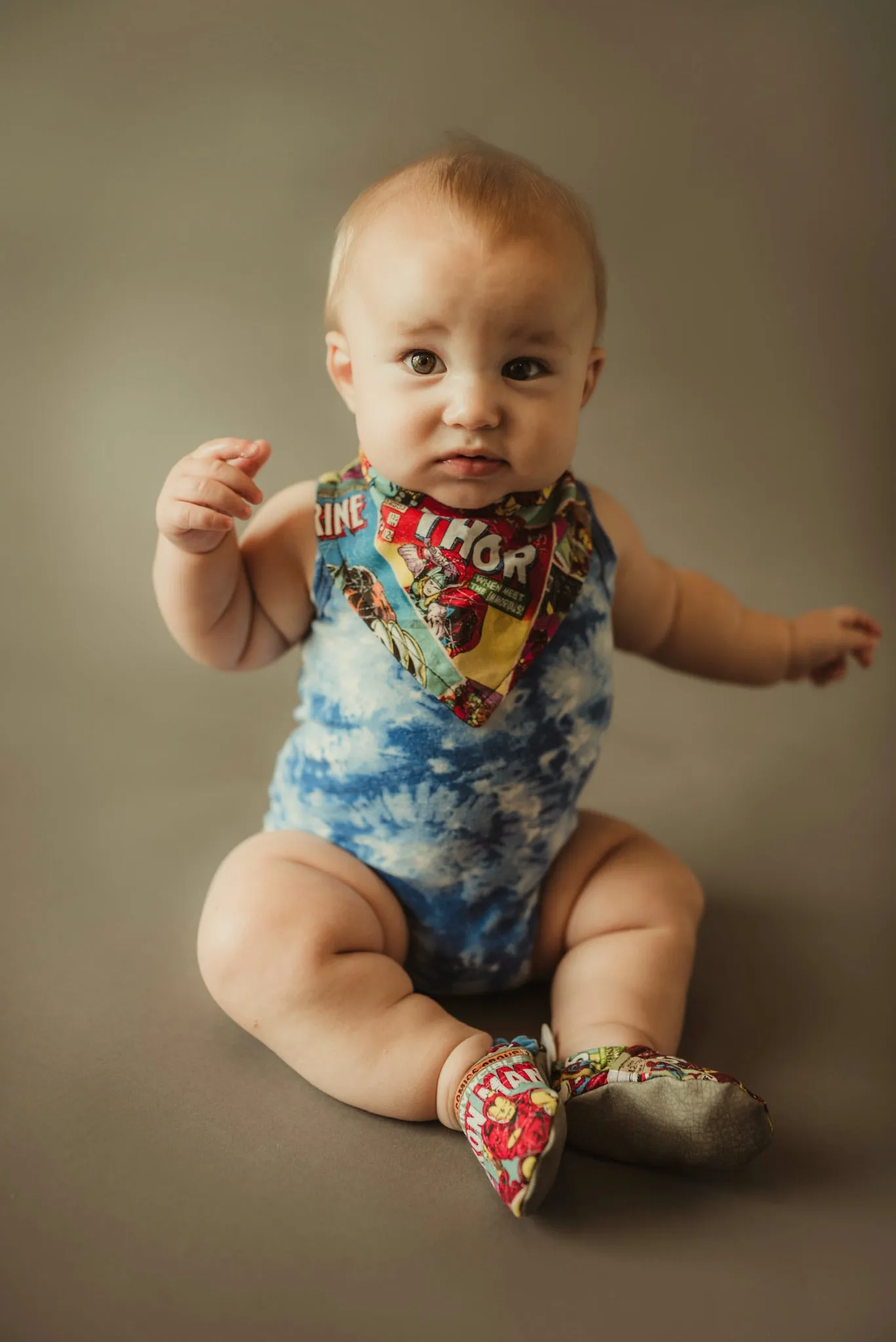 Marvel Soft Soled Baby Shoes Bib