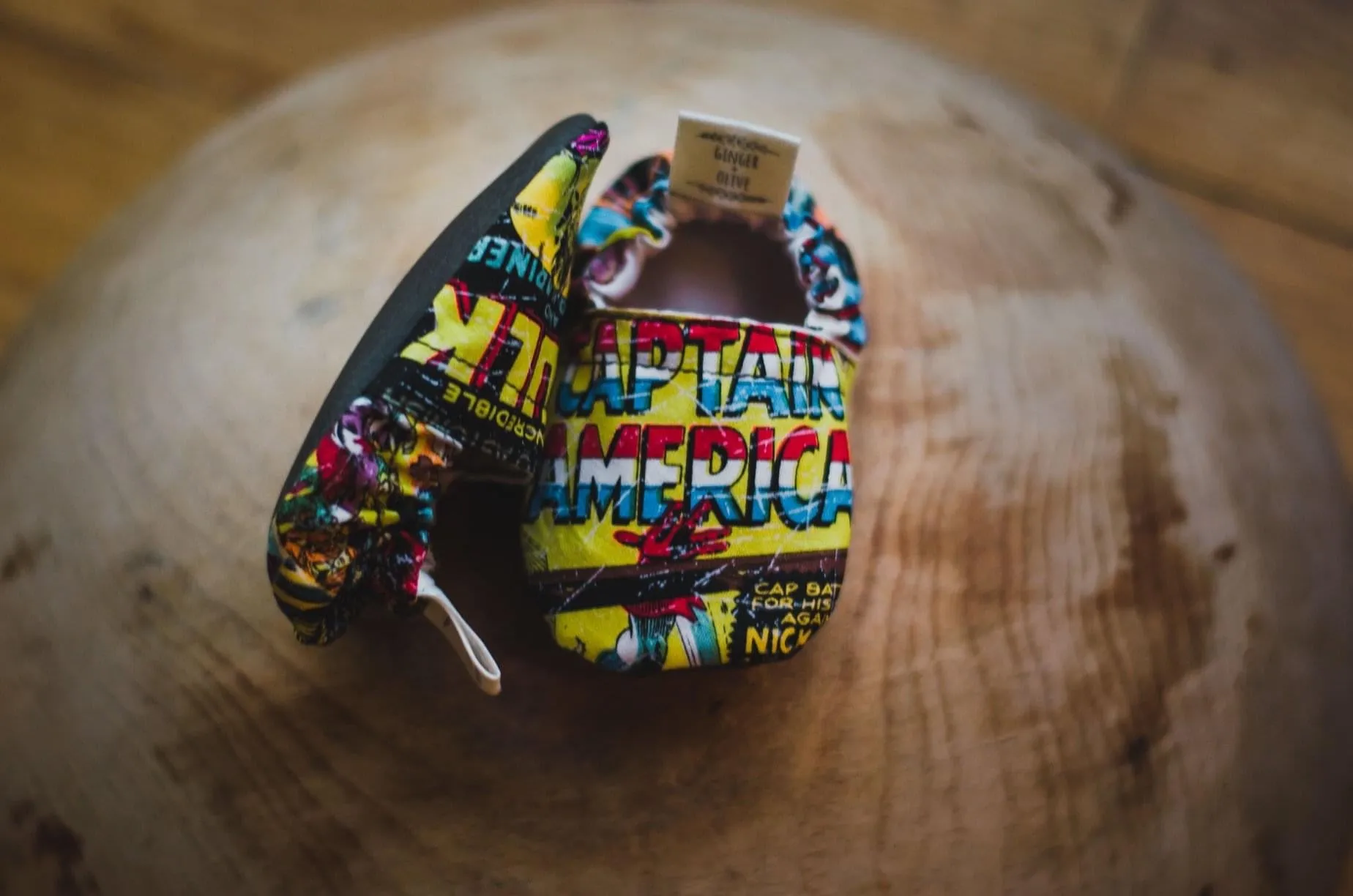 Marvel Soft Soled Baby Shoes Bib