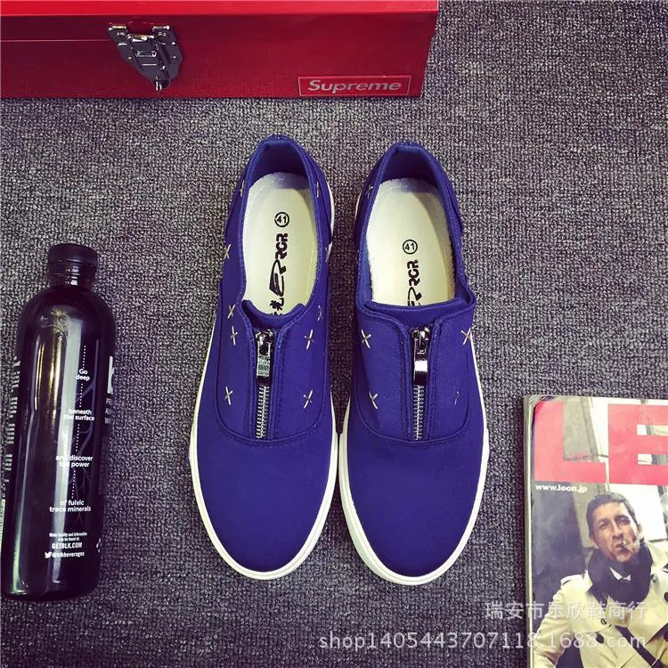 Men's Slip On ZIp Up Shoe