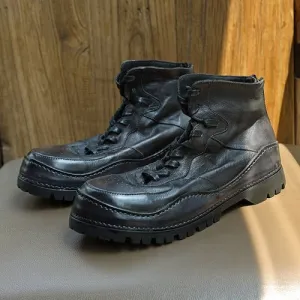 Men's trendy breathable thick bottom zipper ankle boots