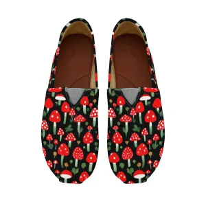 Mushrooms Womens Casual Slip-On Shoes