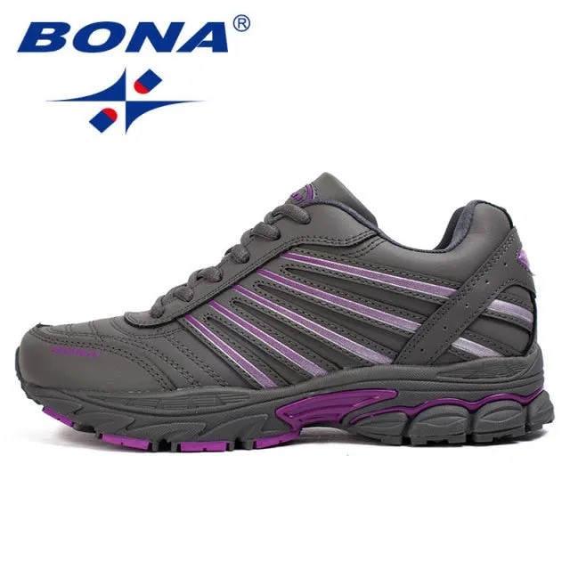 New Basic Style Women Running Shoes Lace Up Sport Shoes