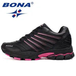 New Basic Style Women Running Shoes Lace Up Sport Shoes
