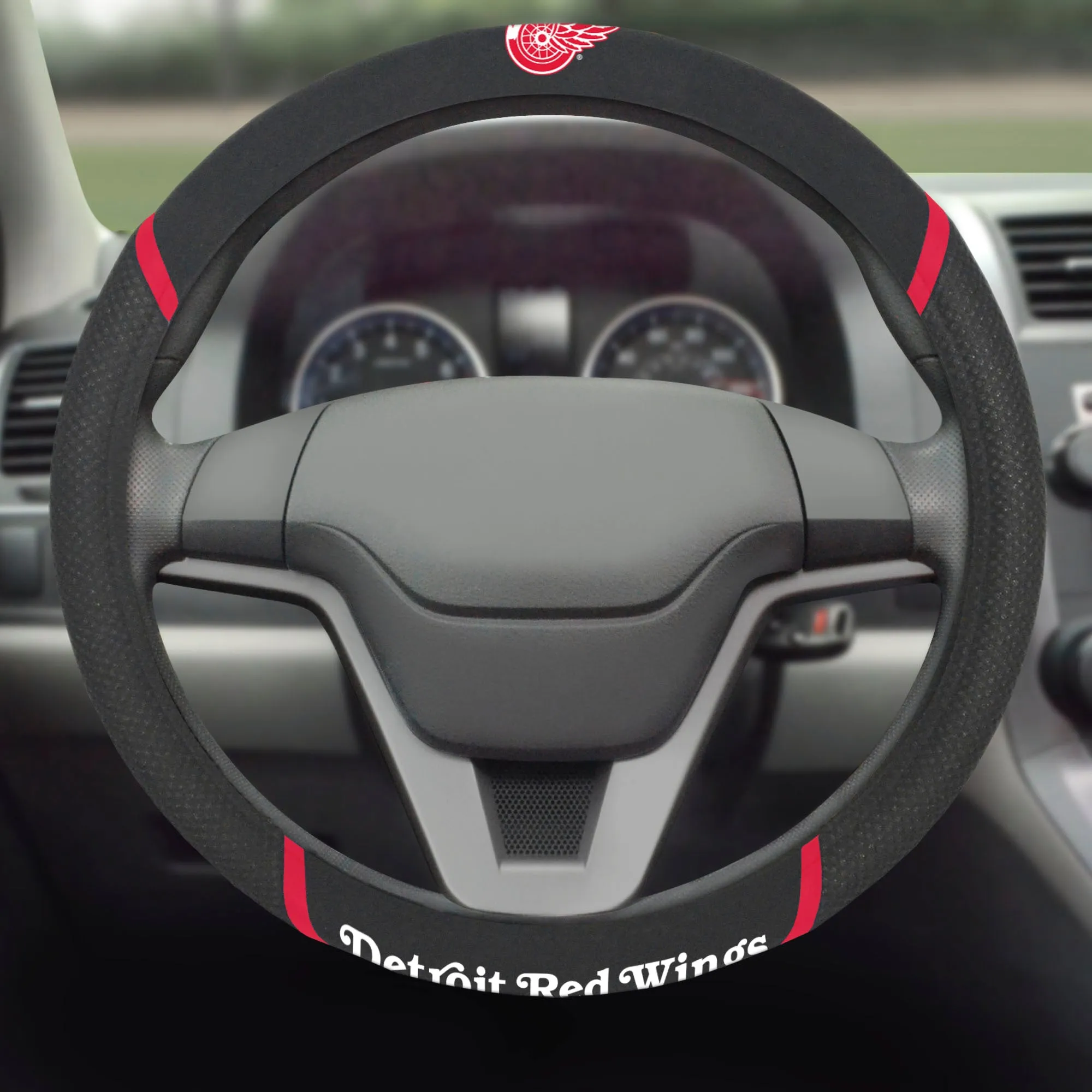 NHL - DETROIT RED WINGS STEERING WHEEL COVER