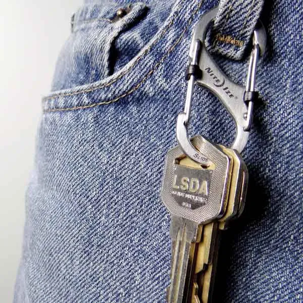 NiteIze S-Biner Stainless Steel SlideLock Accessory Carabiner