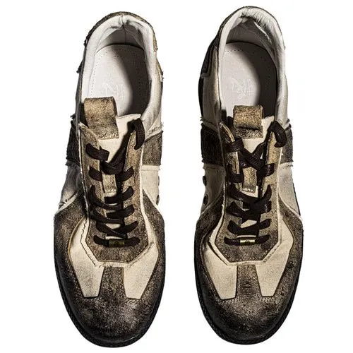 One-step leather canvas casual shoes for men and women are all-match