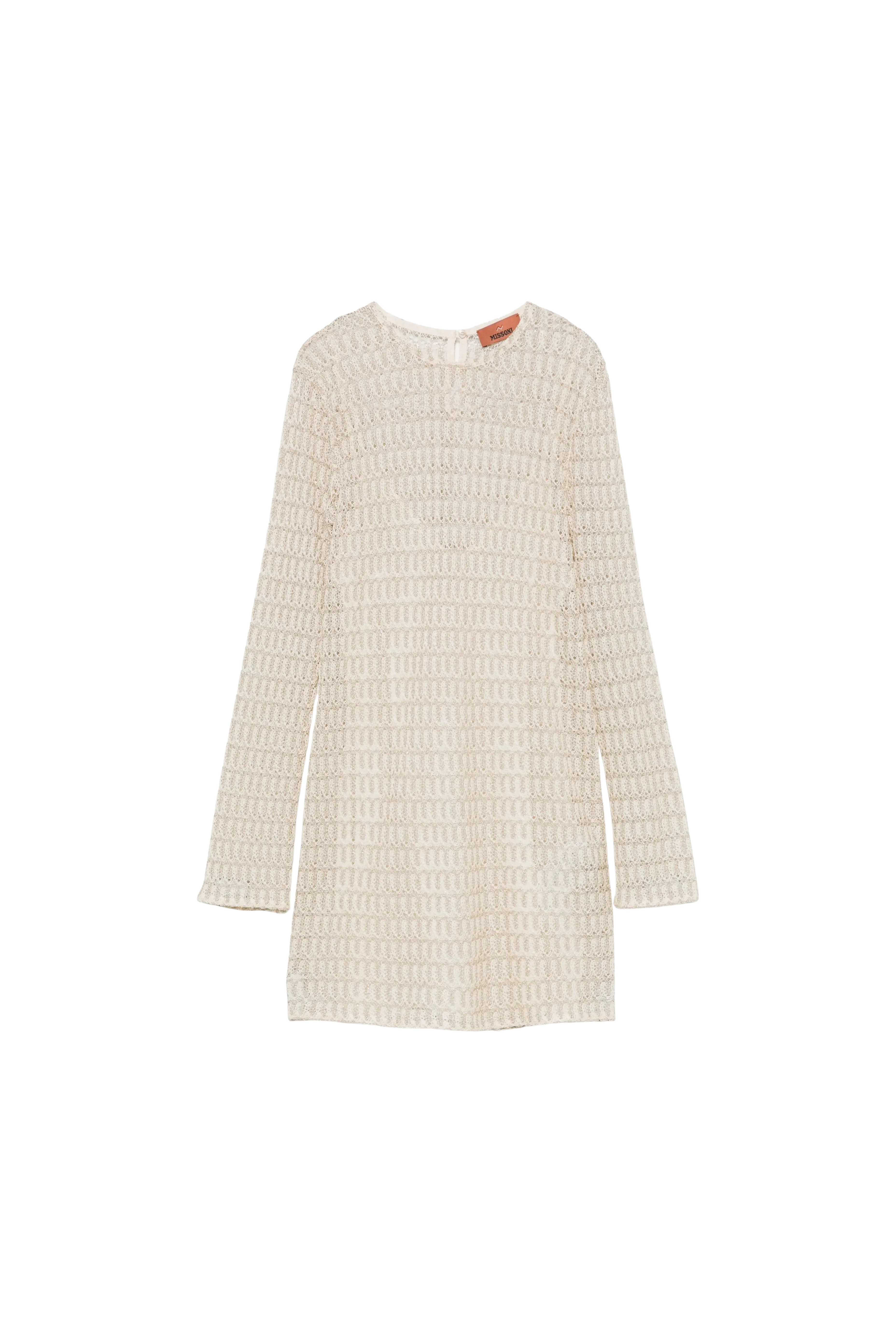 Open Knit Mini Dress