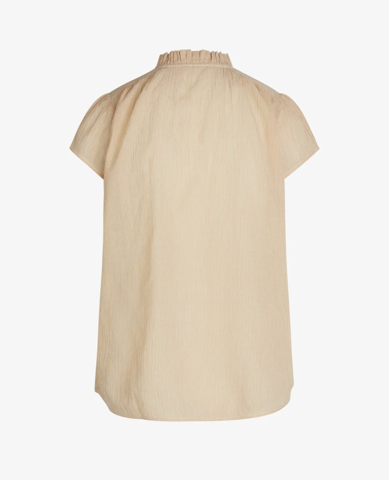 ORGANIC COTTON CREASED SHEER SHIRT