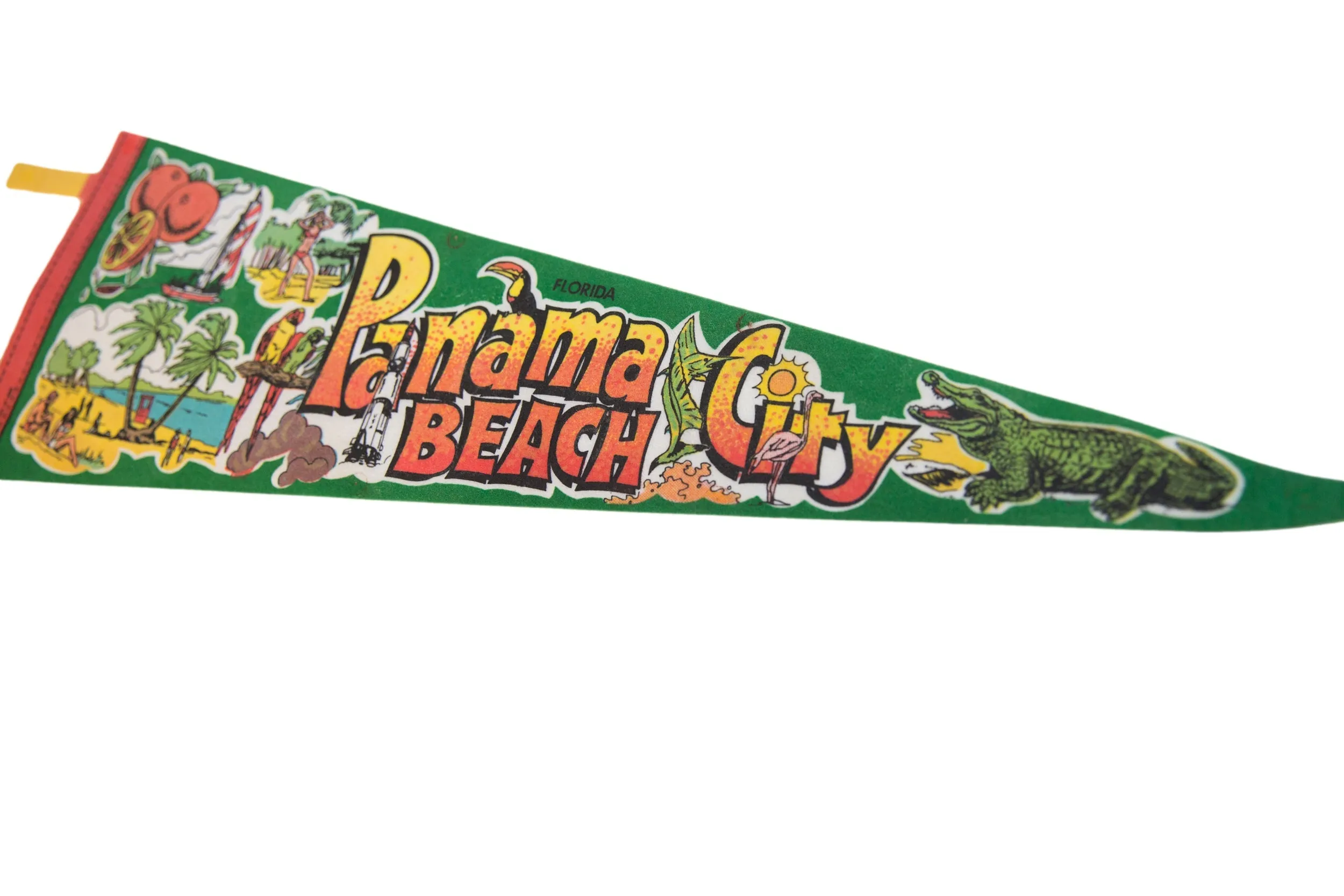 Panama Beach Florida Felt Flag Pennant