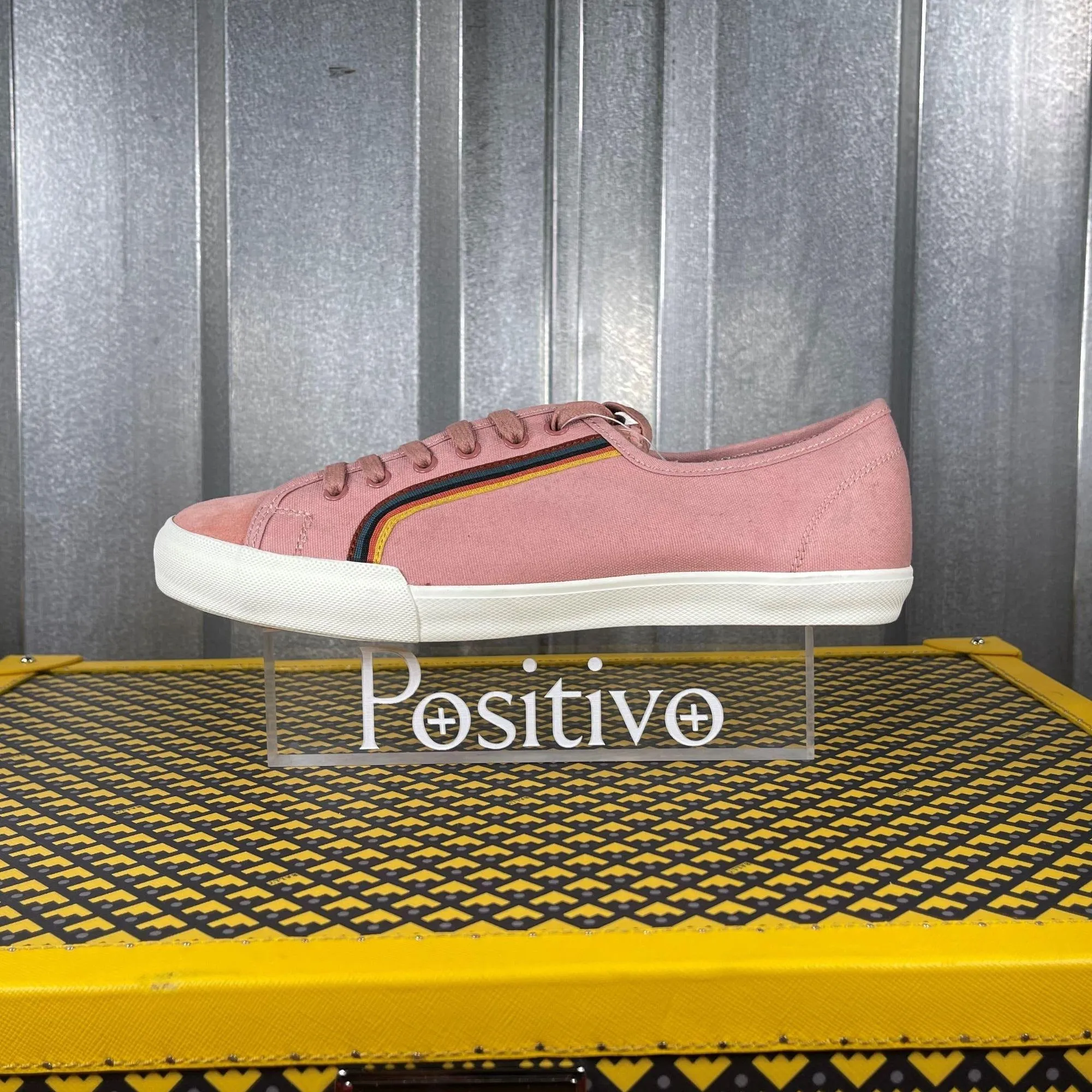 Paul Smith NEL03 Nelson Pink Sneakers DISPLAY w/ Replacement Box