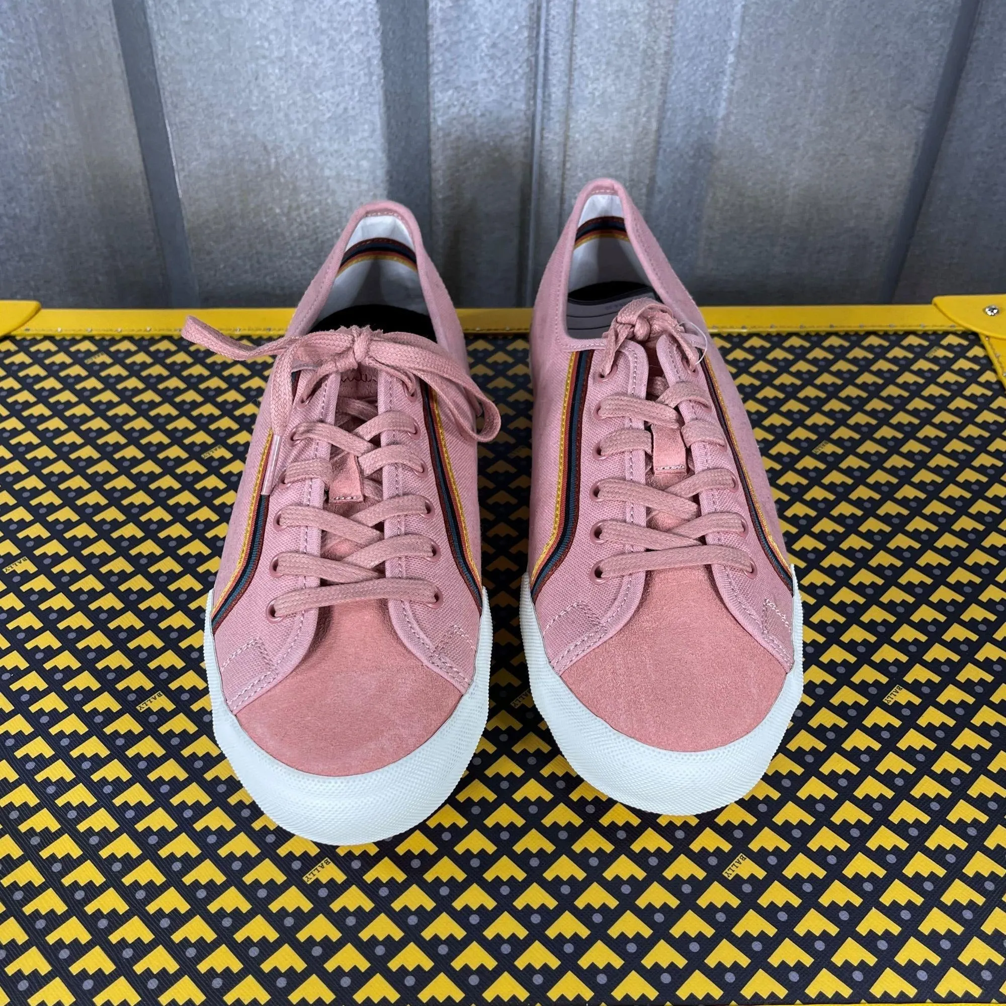 Paul Smith NEL03 Nelson Pink Sneakers DISPLAY w/ Replacement Box
