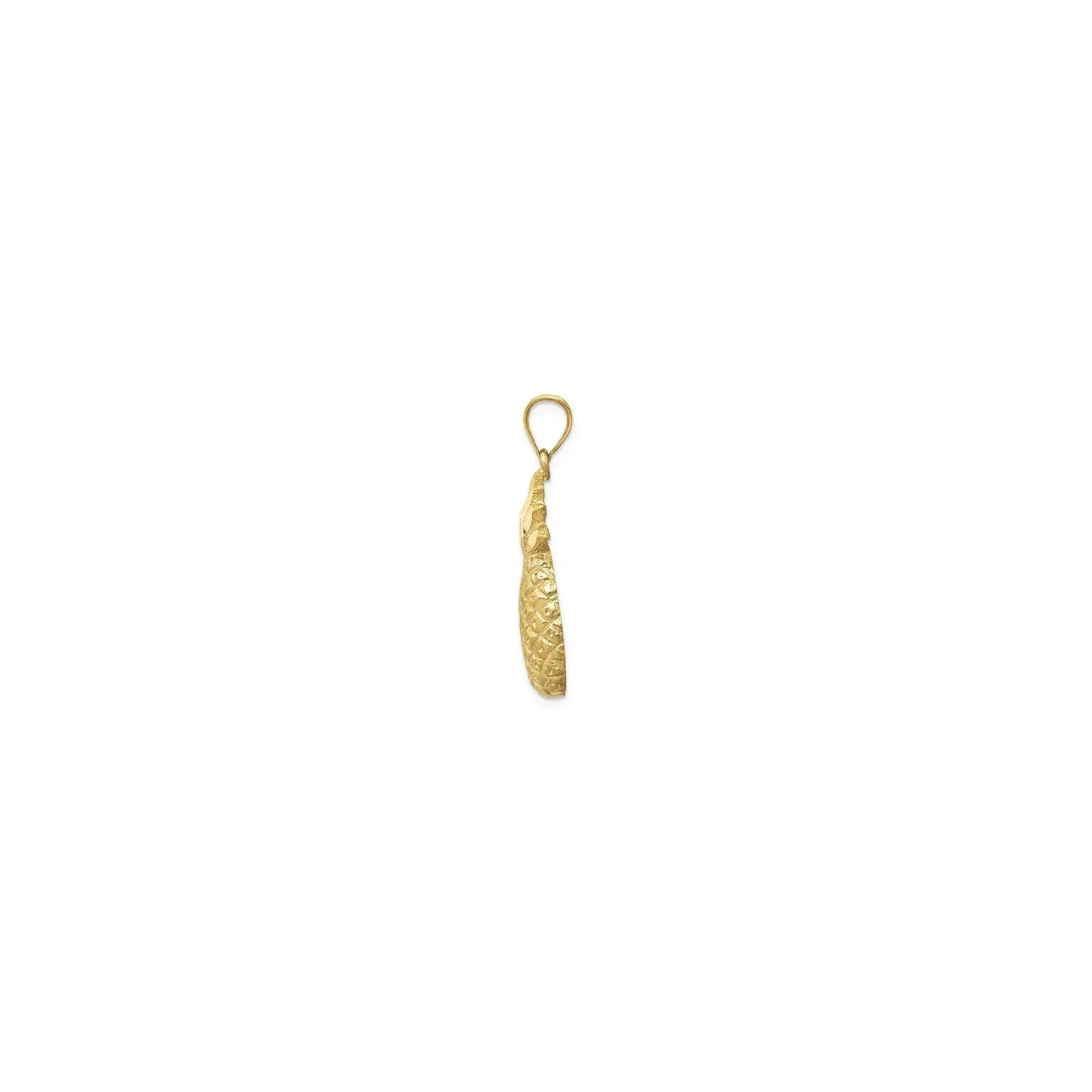 Pineapple Flat Pendant (14K)