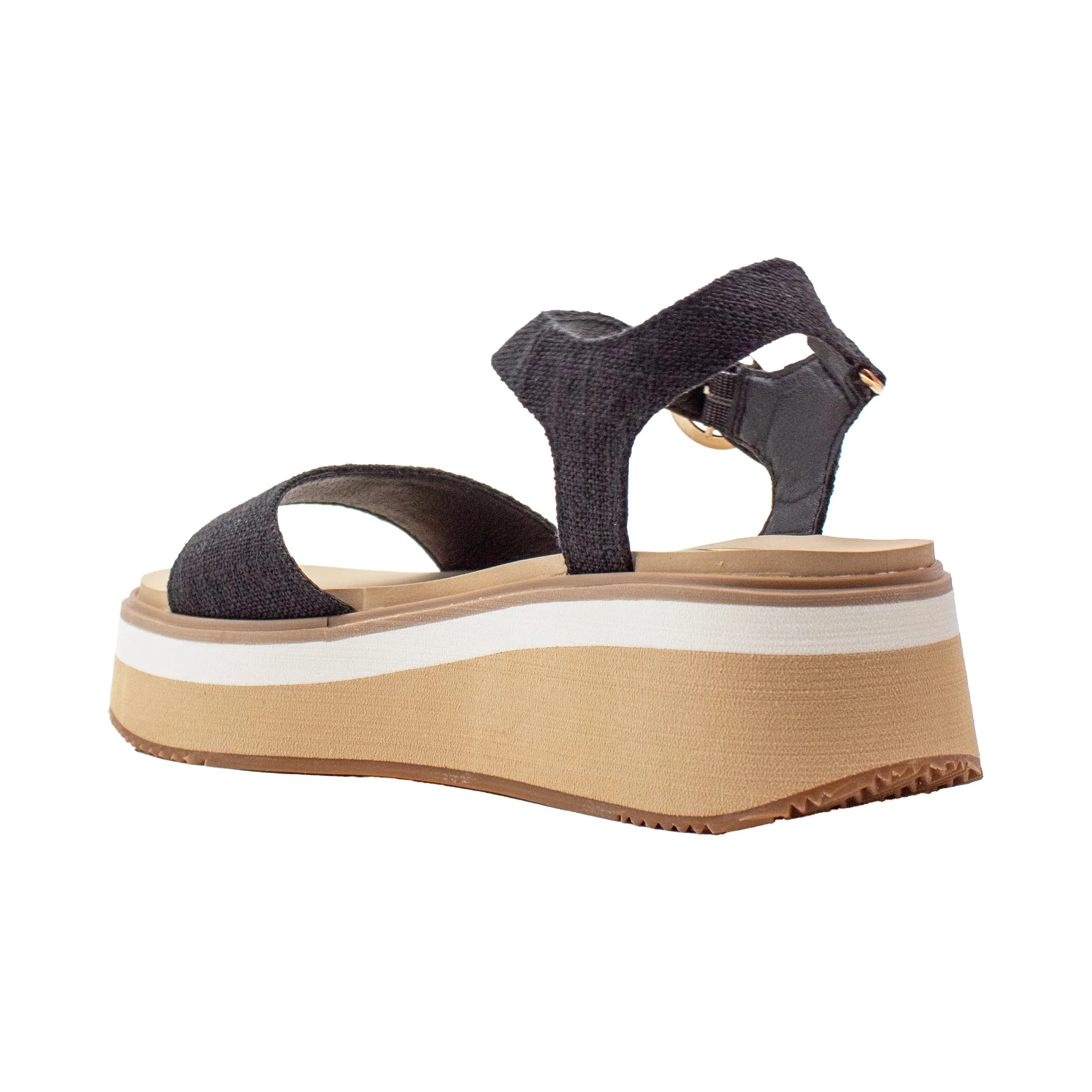Porcini Linen Sandal